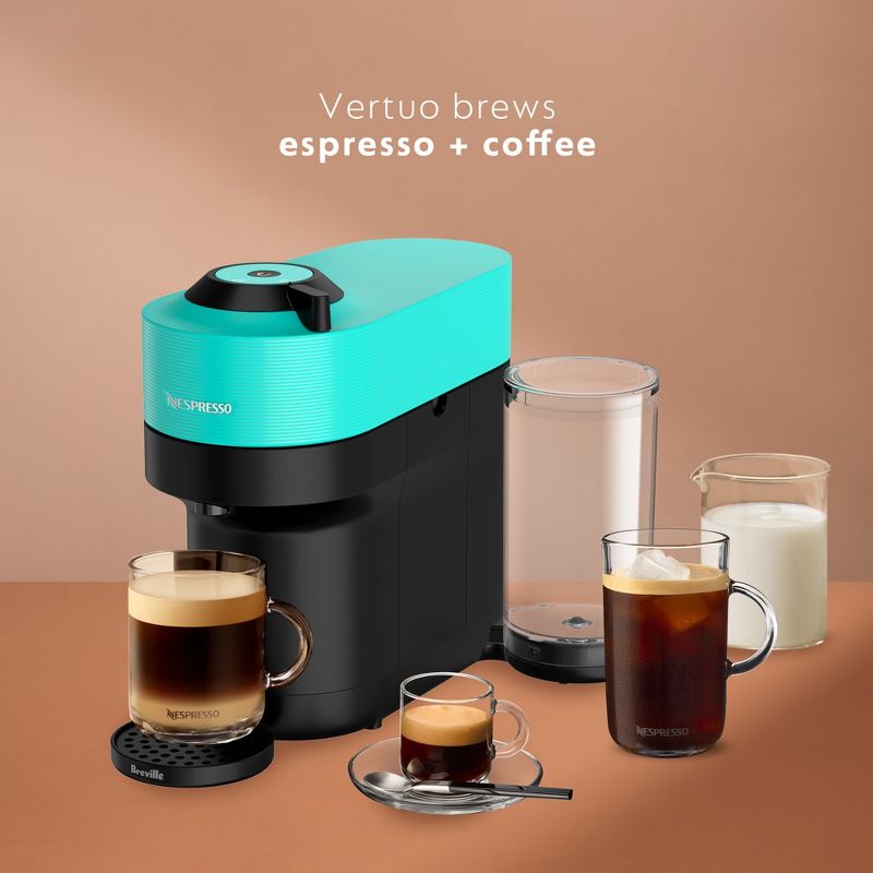 Nespresso Vertuo Pop+ Combination Espresso and Coffee Maker with Milk Frother, 3 of 11