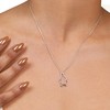 GILDED 1/10 or 1/4 CTTW Lab Grown Diamond Animals & Creatures Pendant Necklaces in 925 Sterling Silver or 14KT Gold Plated, 18" Chain - 2 of 4