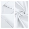Unique Bargains Hair Skin Eye Mask Hair Band Envelope Breathable Satin Pillowcase Set Queen 20"x30" - 2 of 4