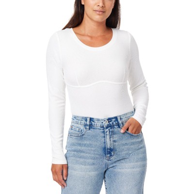 WallFlower Women's Rib Knit Bodysuit