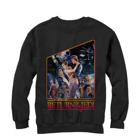 Men's Star Wars Movie Poster Sweatshirt - Black - Large : Target