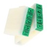 Unique Bargains Green Rubber Head 10 Numerals Combination Stamp Set 0.2'' x 0.12'' (L*W) - 3 of 4