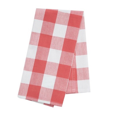 Kitchenaid PINK Checked Kitchen Dish Towels - Set of 2 - 100