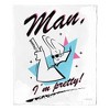 Cartoon Network Johnny Bravo Man Im Pretty Silk Touch Throw Blanket 50x60 Inches - 3 of 4