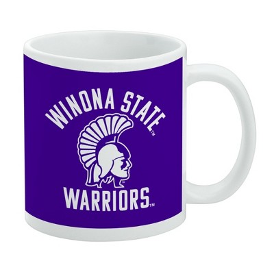 Winona State University Warriors Logo Ceramic Coffee Mug Novelty Gift Mugs for Coffee Tea and Hot Drinks 11oz White