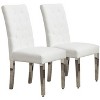 NicBex High-End Plush Velvet Upholstered Tufted Dining Chairs Set of 2 with Stainless Steel Legs,Modern Accent Chairs for Dining Room,Office - 2 of 4