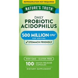 Nature's Truth Probiotics For Men and Women | 500 Million CFU | 100 Capsules - 1 of 4