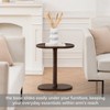 MH London Crawford 22" C Shape Solid Wood End Table - 2 of 4