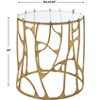 Uttermost Ritual Round Gold Side Table - 3 of 4
