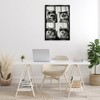 Stupell Industries Photobooth Style Cat Black Framed Floater Canvas Wall Art - 2 of 4