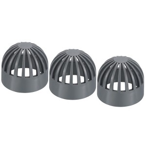 Unique Bargains Round Outdoor Leakproof Sewer Drain Pipe Fitting Adapter - 1 of 3