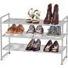 3-Tier Stackable Shoes Rack Storage Shelf - 2 of 4