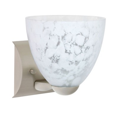 Besa Lighting Sasha 1 - Light Wall Light in  Satin Nickel