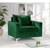 Meridian Furniture,Naomi Velvet Chair - 3 of 4