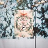 Chickadee Wreath Burlap Double Sided Indoor Outdoor Decor 18" x 12.5" - 2 of 4
