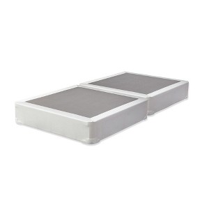 Continental Sleep, 4-Inch Fully Assembled Wood Split Low Profile Traditional Box Spring/Foundation for Mattress Set, - 1 of 4