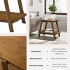 Roundhill Furniture Metz Mid-Century Modern Wood Shelf End Table, Walnut Finish - 2 of 4