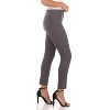 Rekucci Women’s Comfort 5-Pocket Skinny Pants with Stretch Waistband – Slim Fit Ankle-Length Jeans Style - 2 of 3