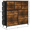 Dresser for Bedroom, Tall Storage Dresser with 12 Drawers & Side Pockets, Fabric Chests of Drawers Organizer - 3 of 4