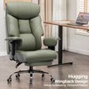 COMHOMA Big and Tall Office Chair 400lbs High Back Chair with Ergonomic Lumbar Support, Leather Executive Chair with Footrest - 4 of 4