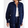 Women's Anary Dark Denim Button Shirt - ETICA - 2 of 4