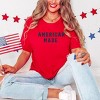 Simply Sage Market American Made Varsity Short Sleeve Tee - S - Red - 2 of 4
