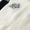 Anna-Kaci Women's 3-Pack Sheer Floral Embroidered Socks with Contrast Ruffle Cuff and Delicate Flower Accents - 3 of 4