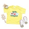 The Juniper Shop Hello Summer Checkered Toddler Short Sleeve Tee - 2 of 2