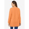 Woman Within Plus Size High Pile Fleece Sweatshirt Tunic - 3 of 4