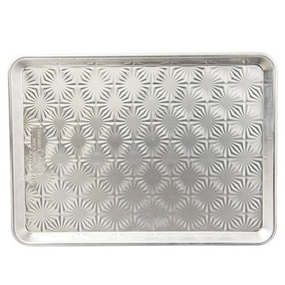 Vintage Starburst Embossed Aluminum Half Sheet Pan