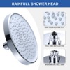 WOWOW 1-Spray Patterns with 1.75 GPM 6 in. Wall Mount Rain Fixed Shower Head - 3 of 4