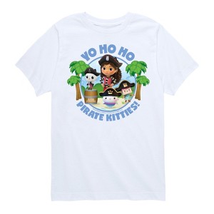 Boys' - Gabby's Dollhouse - Yo Ho Ho Pirate Kitties Short Sleeve Graphic T-Shirt - 1 of 4