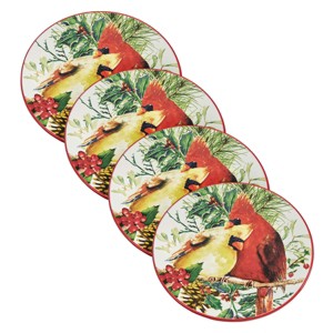Park Designs Holiday Cardinal Love Dessert Plate Set Of 4 - 1 of 4