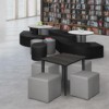 Regency,Jean Square Vinyl Ottoman (Set of 4) - 2 of 3