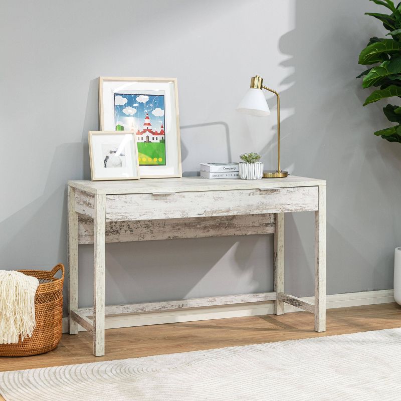 Willow Office Desk White - ACEssentials, 4 of 12