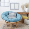 Outdoor Round Papasan Chair Cushion - Sorra Home - 2 of 2