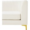 Meridian Furniture,Alina Velvet Modular Sofa - 4 of 4