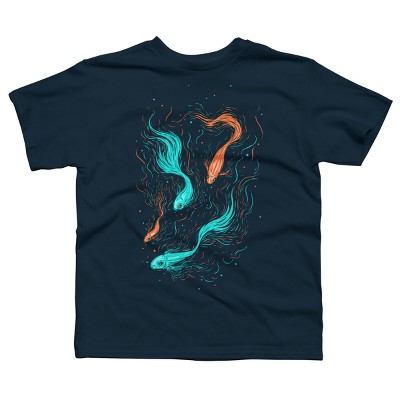 Boy's Design By Humans Neon Float By StevenToang T-Shirt