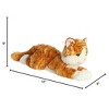 Aurora® Flopsie™ Chester Orange Tabby Cat 12 Inch Stuffed Animal Plush - 4 of 4