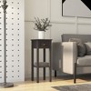 HOMCOM 2-Tier Side Table with Drawer, Narrow End Tables with Bottom Shelf, for Living Room - 2 of 4