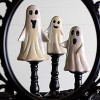 Transpac Dolomite 12.25 in. Off-White Halloween Slim Ghosts Set of 3 - 2 of 4