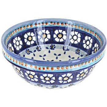 Blue Rose Polish Pottery 257 Wiza Cereal/Soup Bowl