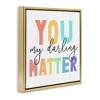 Stupell Industries You Darling Matter Rainbow Letters, 18" x 18" - 3 of 4