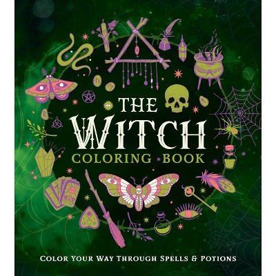 The Witch Coloring Book - (Creative Coloring) by  Editors of Chartwell Books (Paperback)