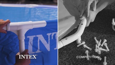 Intex 12ft Blue PVC Round Pool with Filter Pump