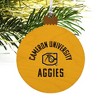 Cameron University Aggies Logo Wood Christmas Tree Holiday Ornament - 4 of 4