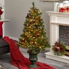 4ft. Christmas Tree with Berries, Pinecones, LED Lights & Decorative Urn – Festive Holiday X-Mas Decoration - 4 of 4