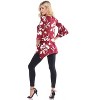 Maternity Floral Printed 3/4 Sleeve Roche Tunic - White Mark - 3 of 3