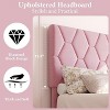 Upholstered Bed Frame with Adjustable Headboard - Wood Slat Support, No Box Spring Needed, Platform Bed with Strong Metal Frame - 3 of 4