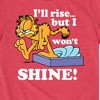 Boys' - Garfield - Rise But Won't Shine Short Sleeve Graphic T-Shirt - 2 of 4
